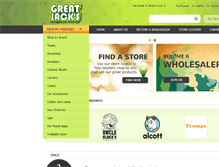 Tablet Screenshot of greatjacks.com